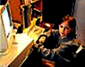 10 year old Iris at a computer